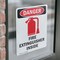 Signmission Fire Extinguisher Inside Danger Sign, Vinyl Decal, 3.5in W x 5in L, 2PK OS-2PACK-DS-D-35-V-2381 - alternate 3